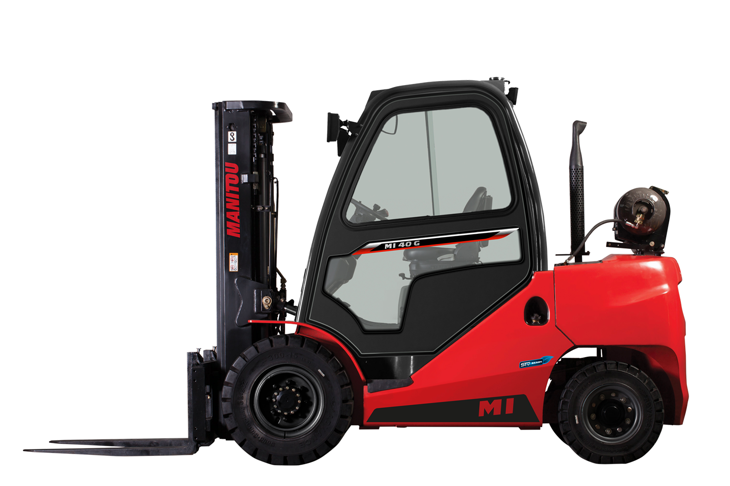 Manitou - Heftrucks - MI 40 G ST5 - Achterzijde