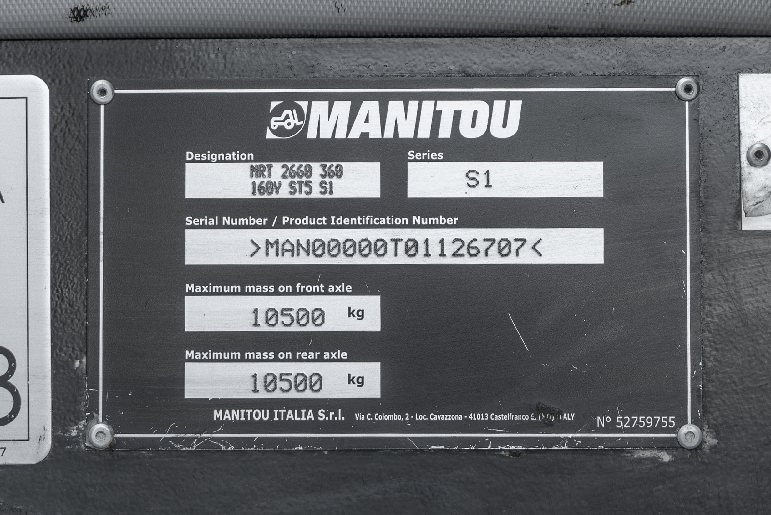 MRT 2660 360 160Y ST5 S1 - Product image