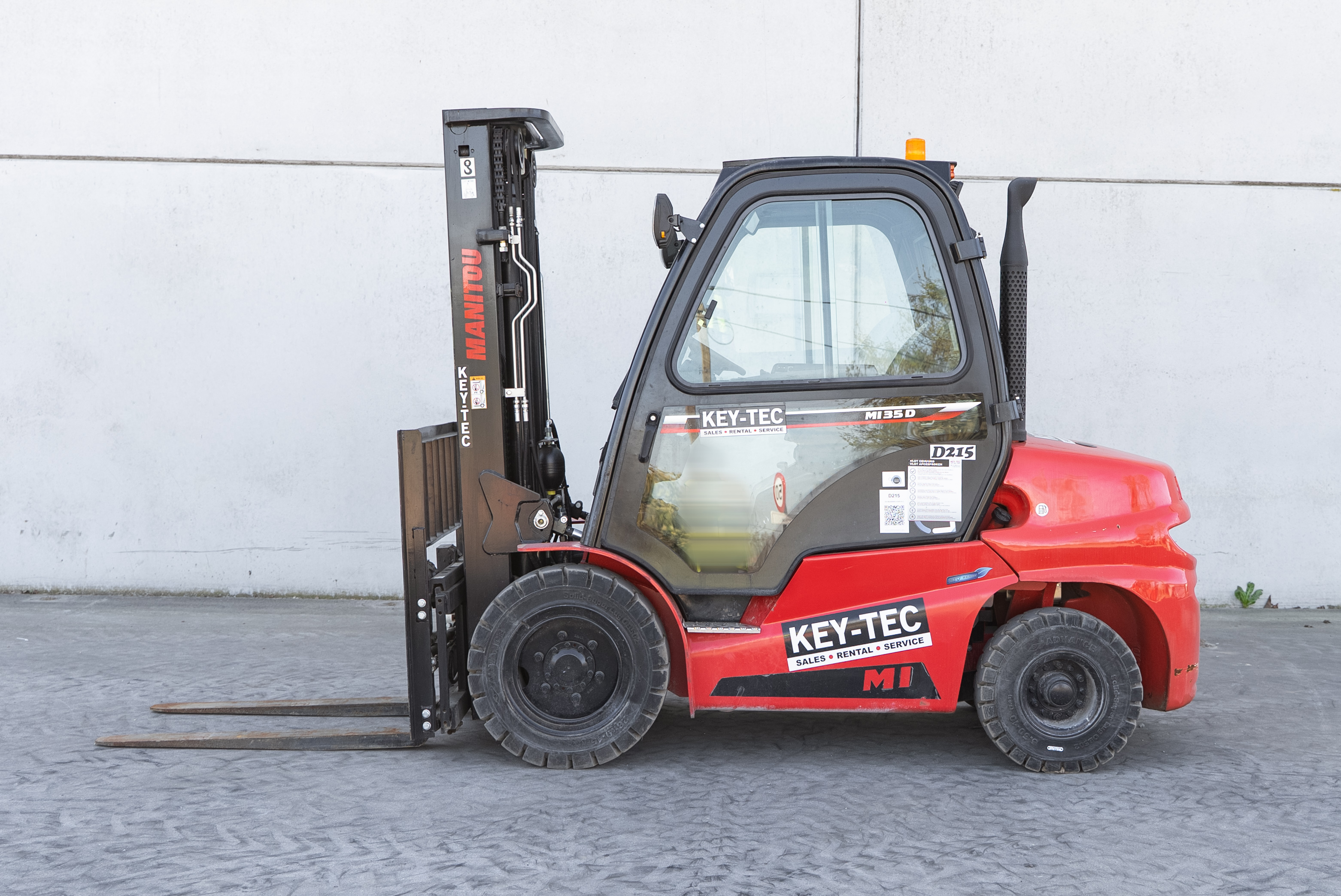 Manitou - Heftrucks - MI 35 D K ST5 S1 - Zijaanzicht