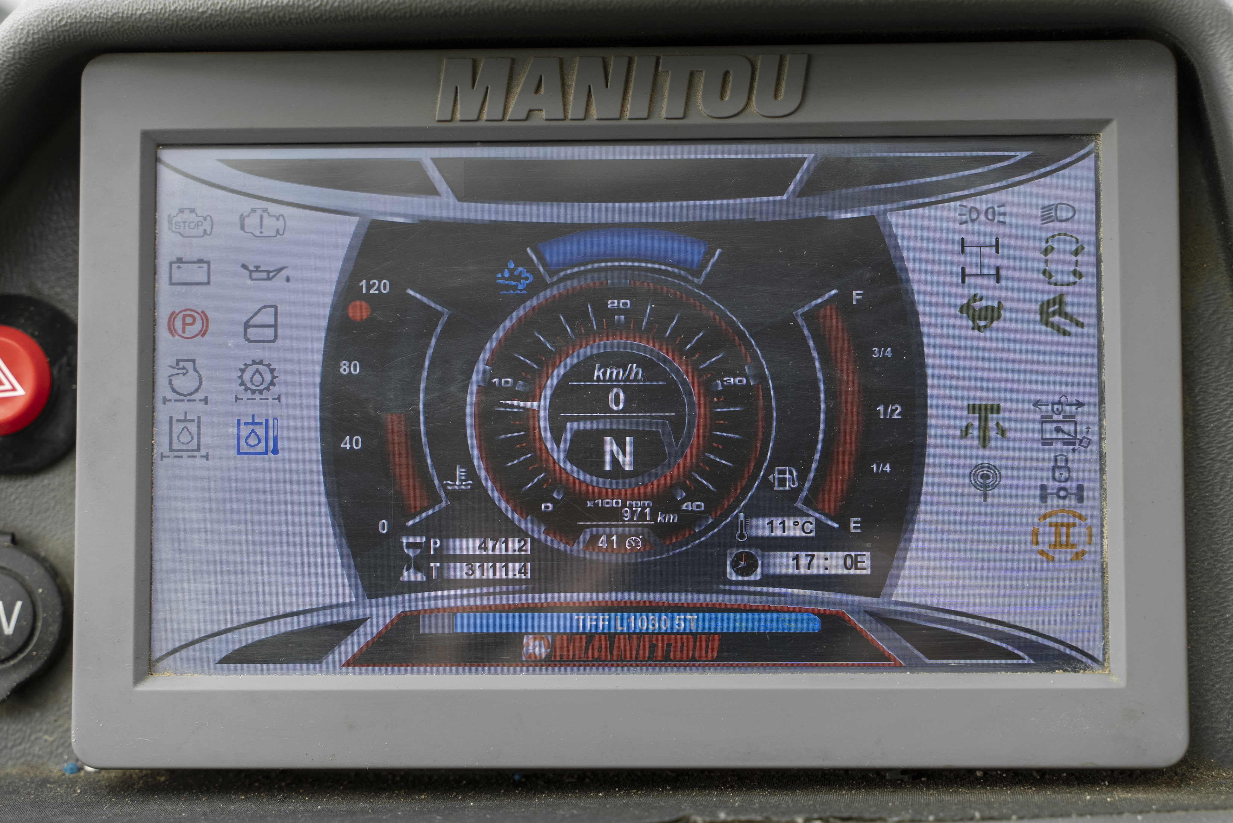 Manitou - Télescopiques - MRT 3050 PRIV+ ST4 S1 - Compteur d'heures / Écran