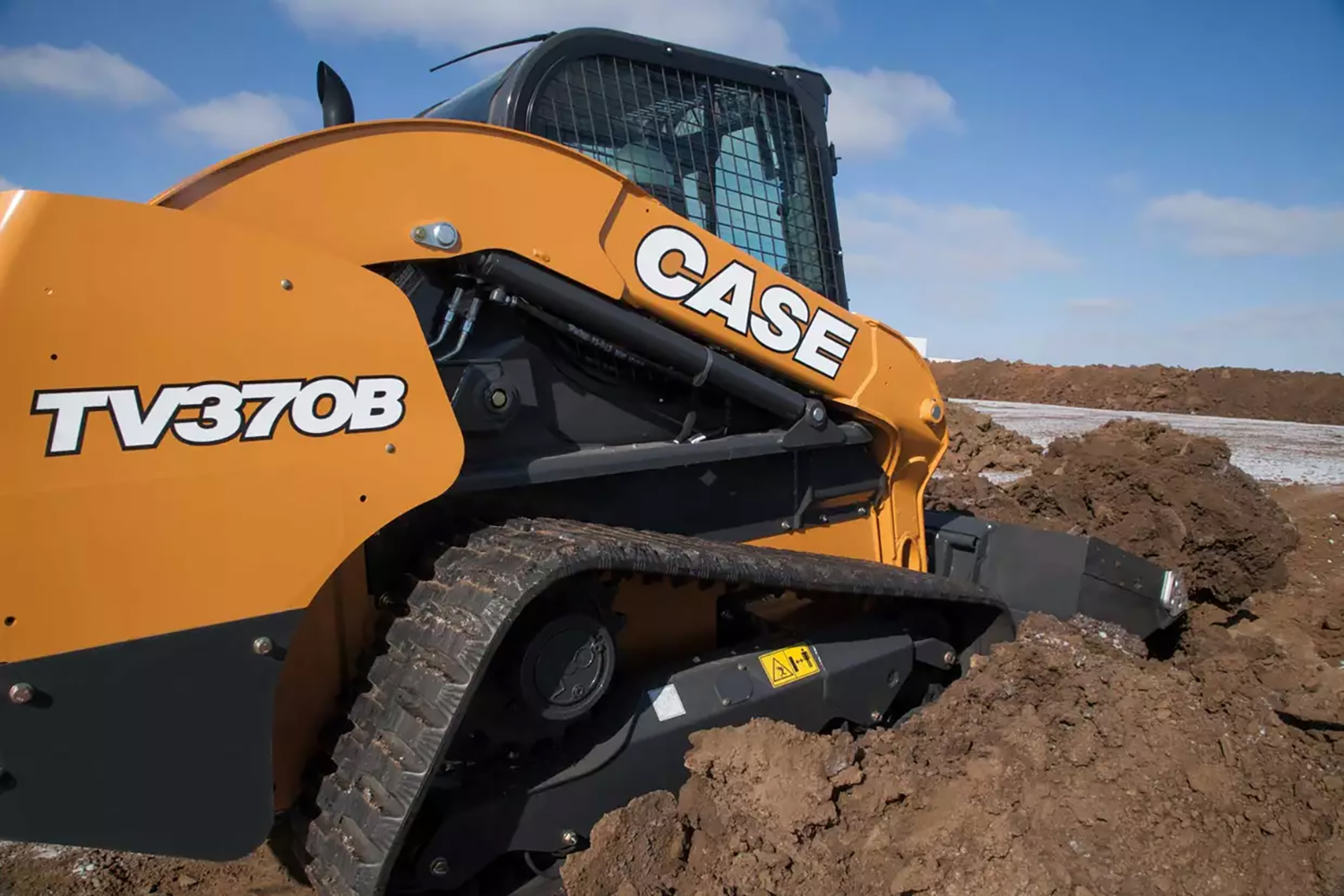 Case Construction - Skidsteers - TV 370 B - Back