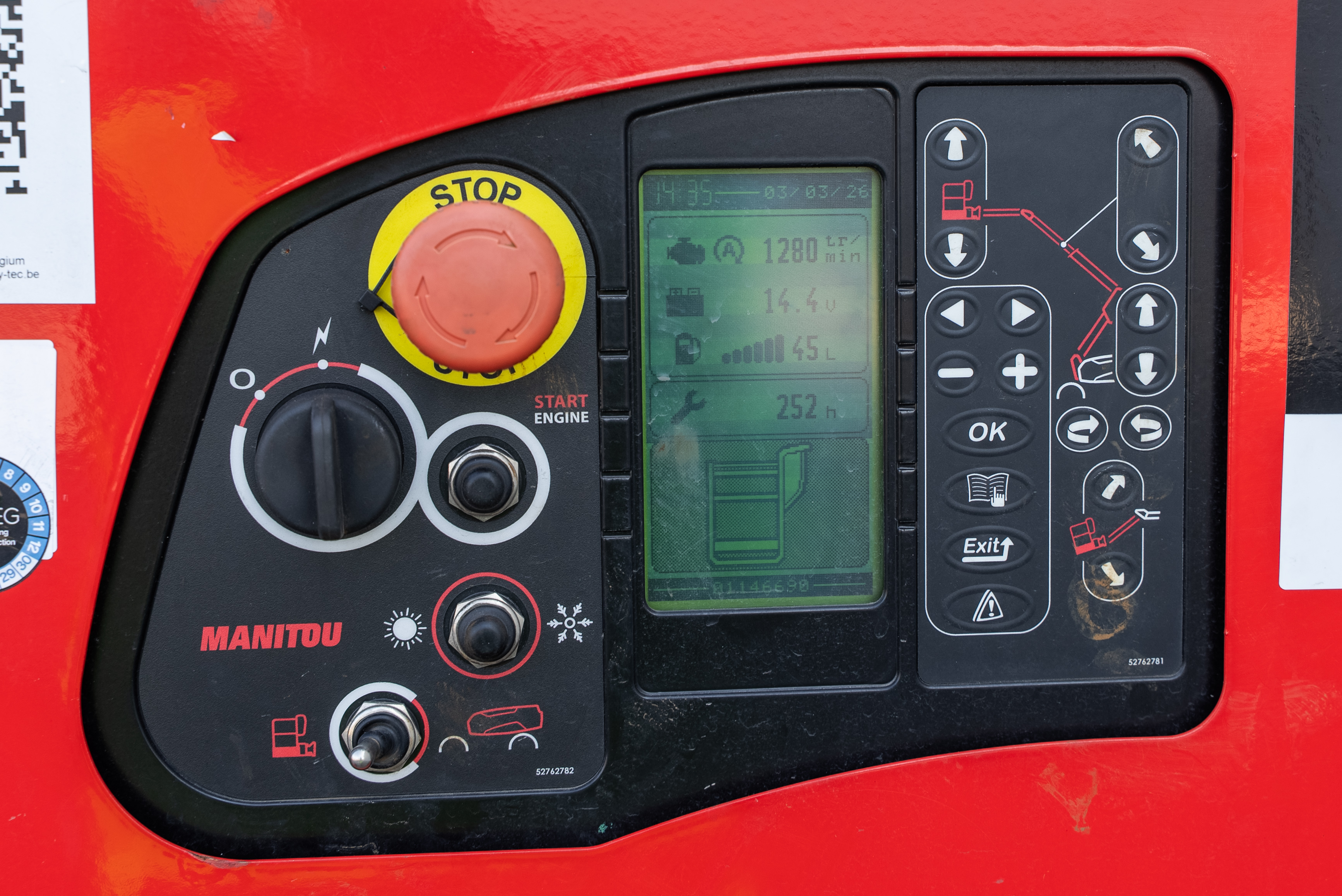 Manitou - Hoogwerkers - MAN GO 12 - Urenteller / Display