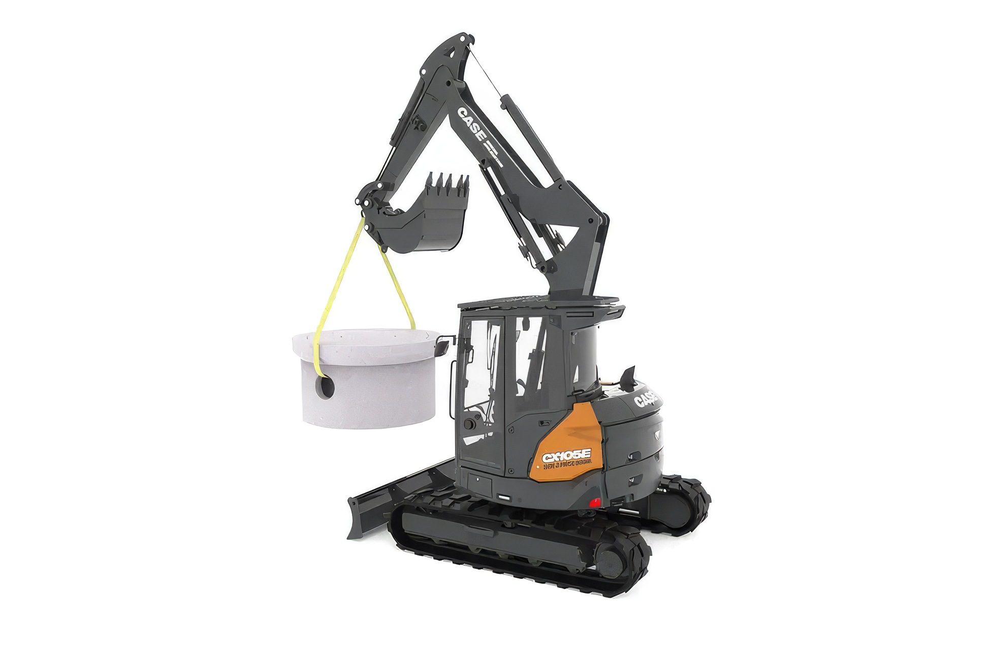 Case Construction - Pelles hydrauliques - CX 105 E - Arrière