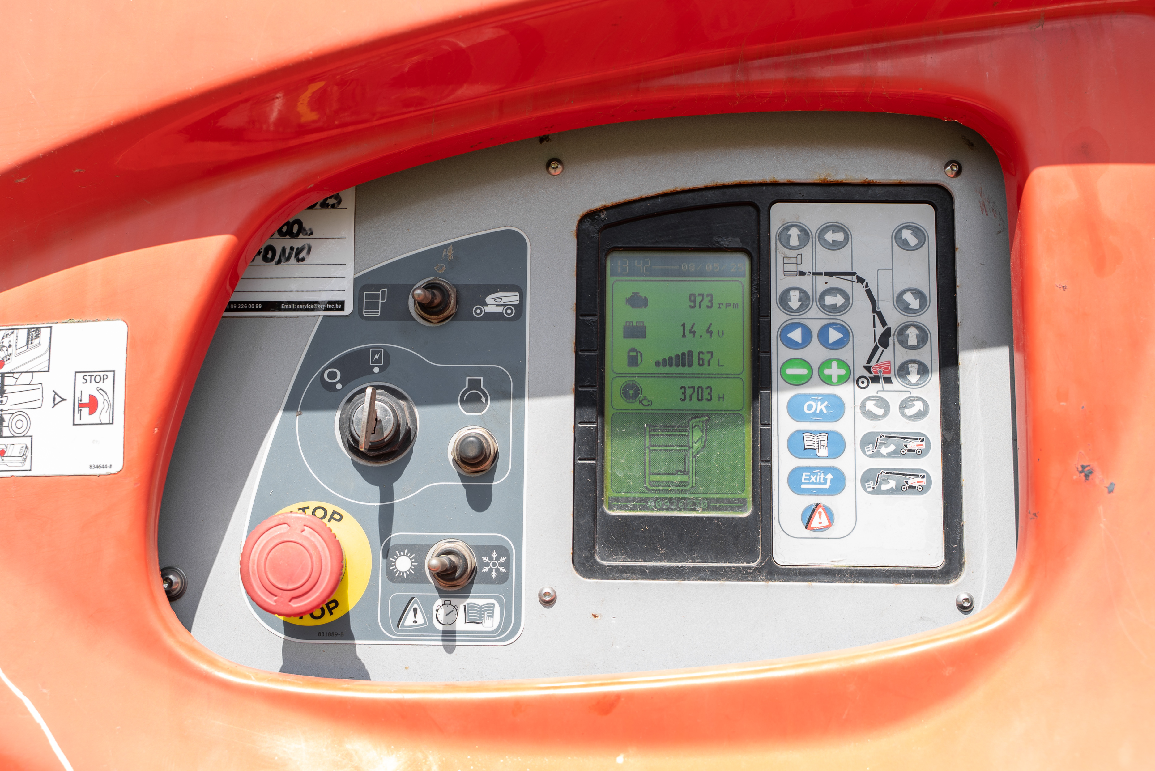 Manitou - Nacelles élévatrices - TJ 280 - Compteur d'heures / Écran