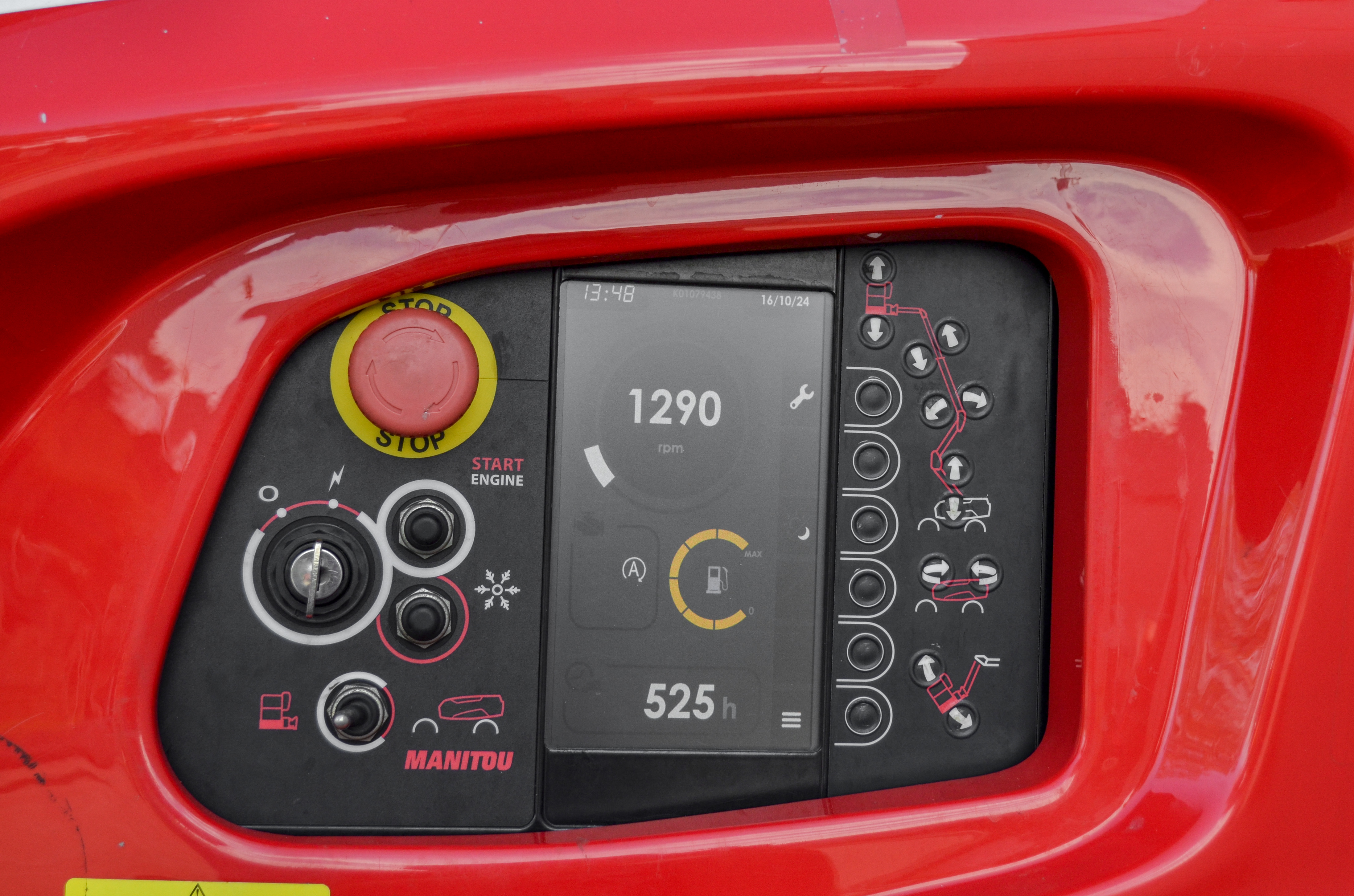 Manitou - Nacelles élévatrices - ATJ 180 RC 4RD ST5 S2 - Compteur d'heures / Écran