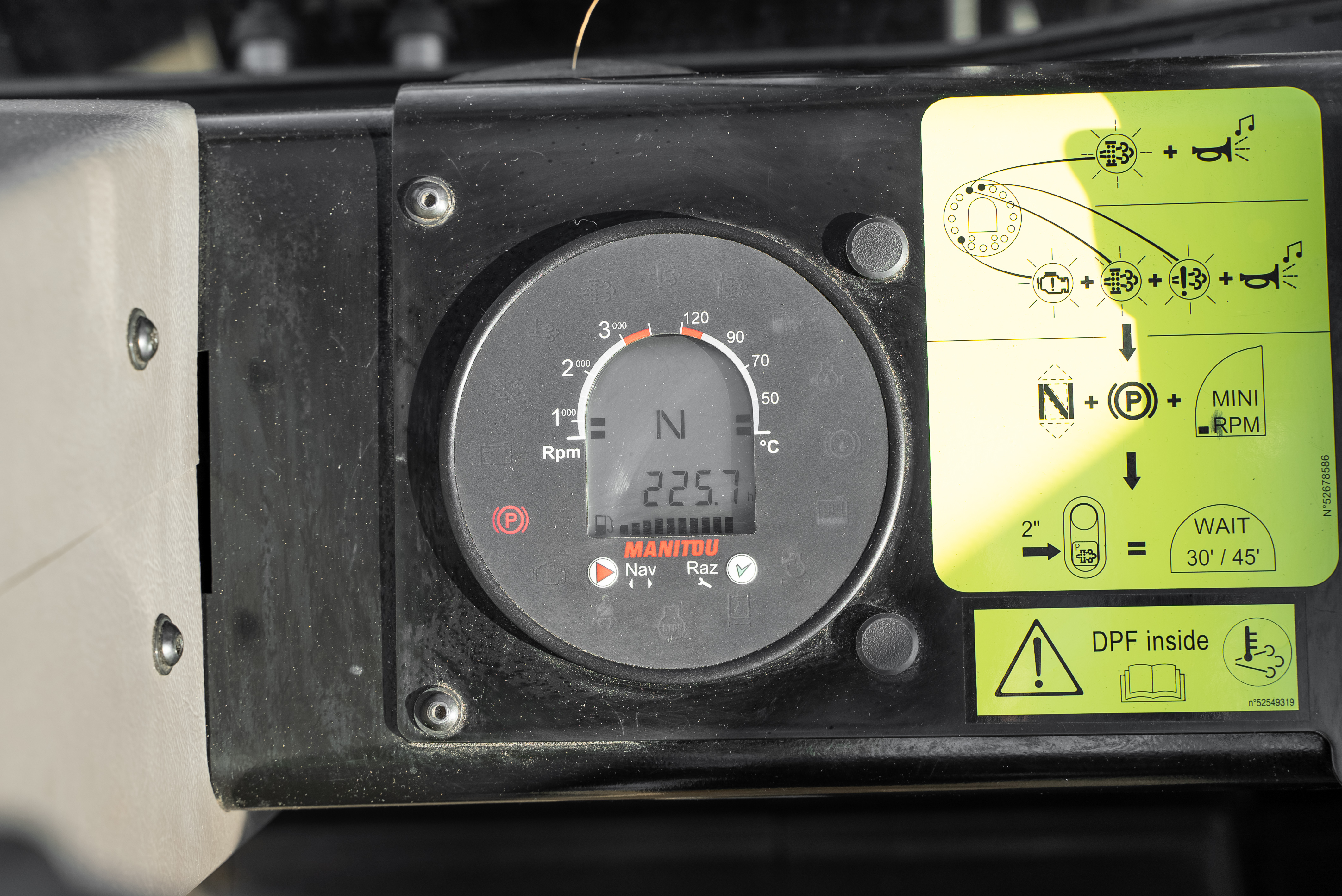 Manitou - Heftrucks - M 50-4 D ST5 S1 EU - Urenteller / Display