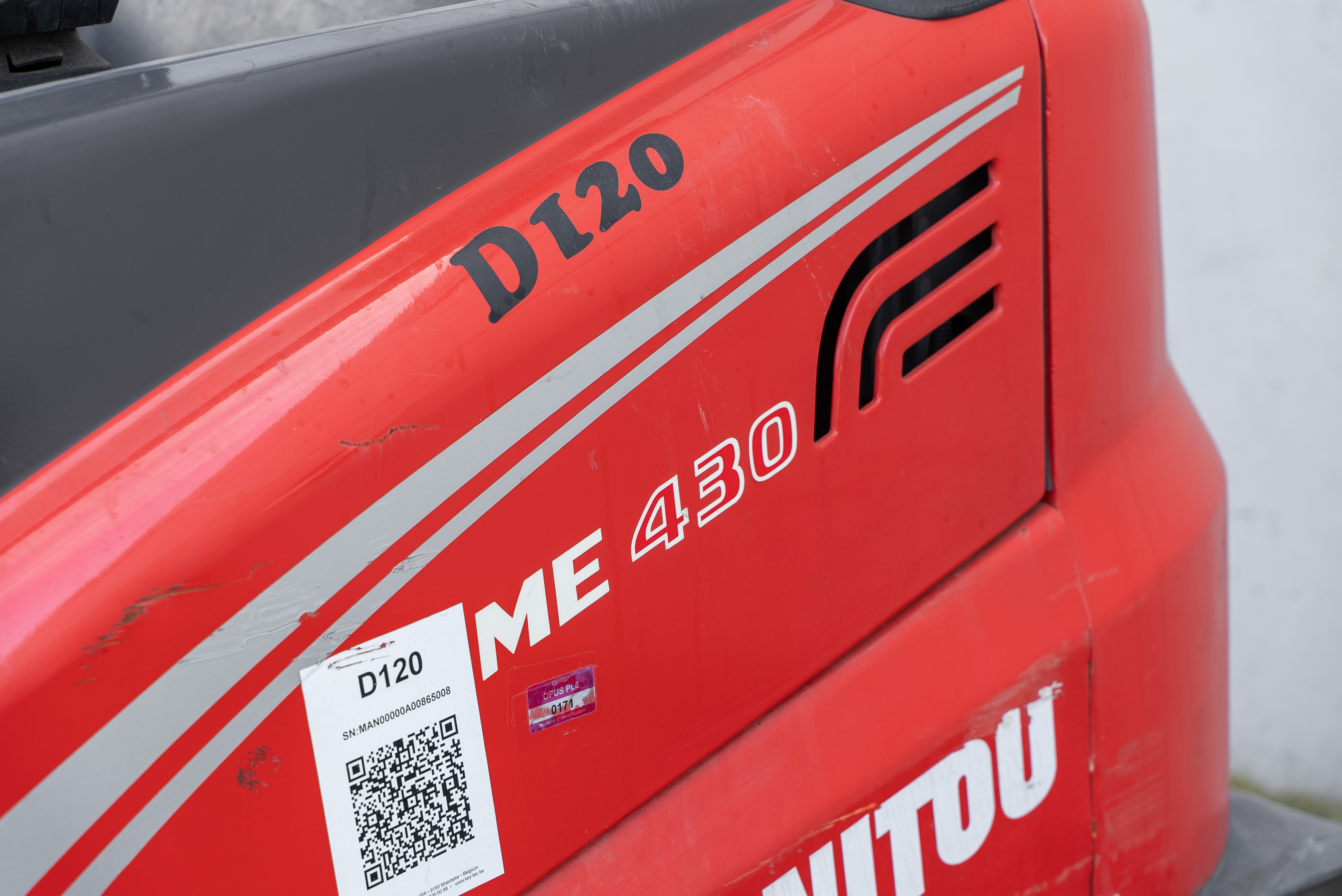 Manitou - Forklifts - ME 430 80V S3 - Product image