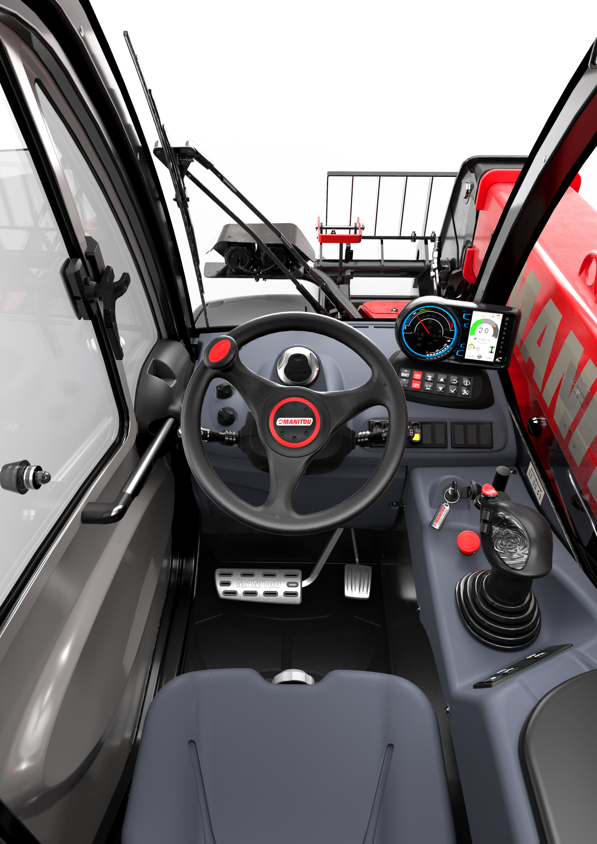 Manitou - Telehandlers - MT 625 E 100V S2 - Interior