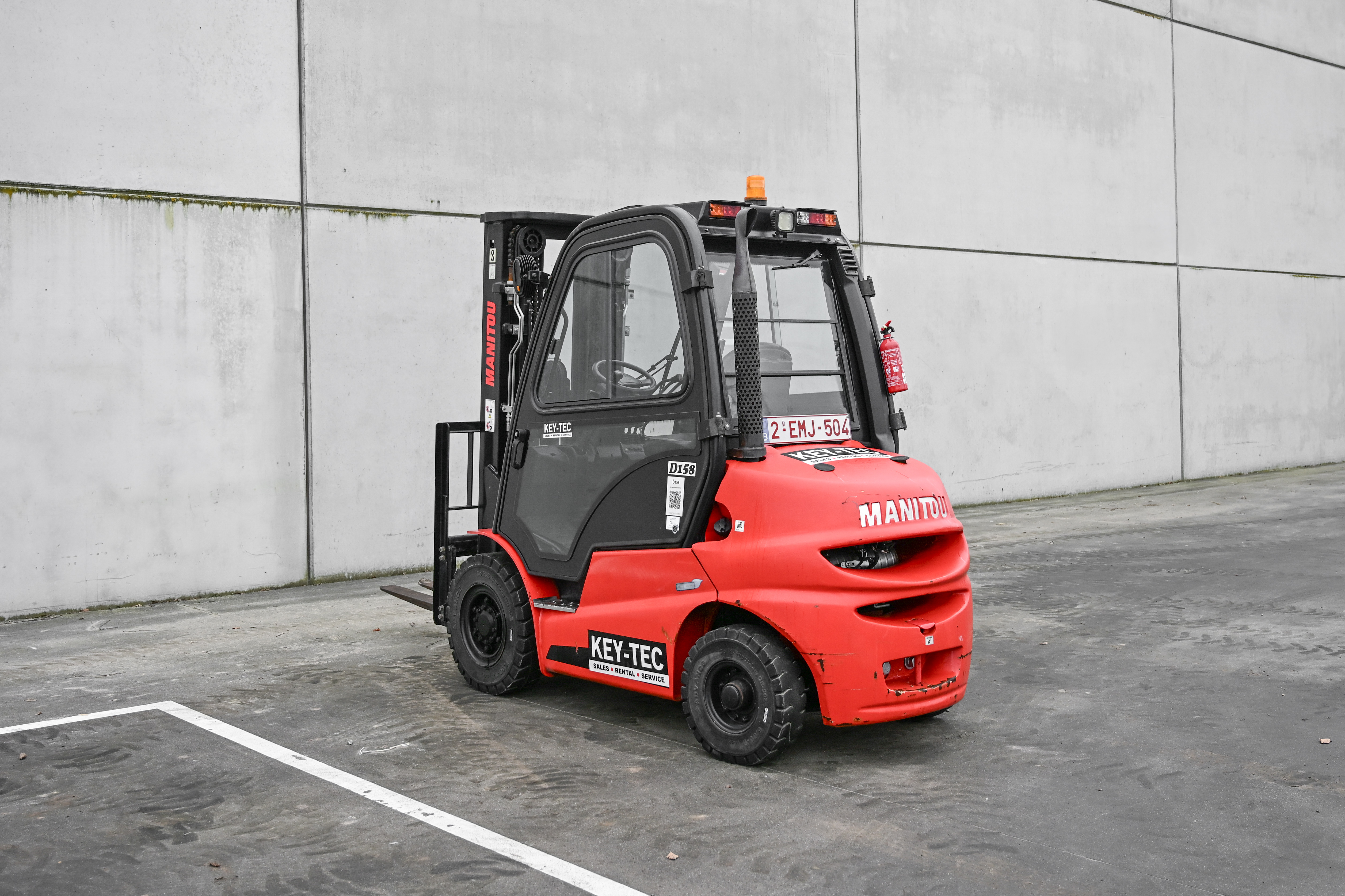 Manitou - Chariots élévateurs - MI 25 D K ST5 S1 - Arrière gauche