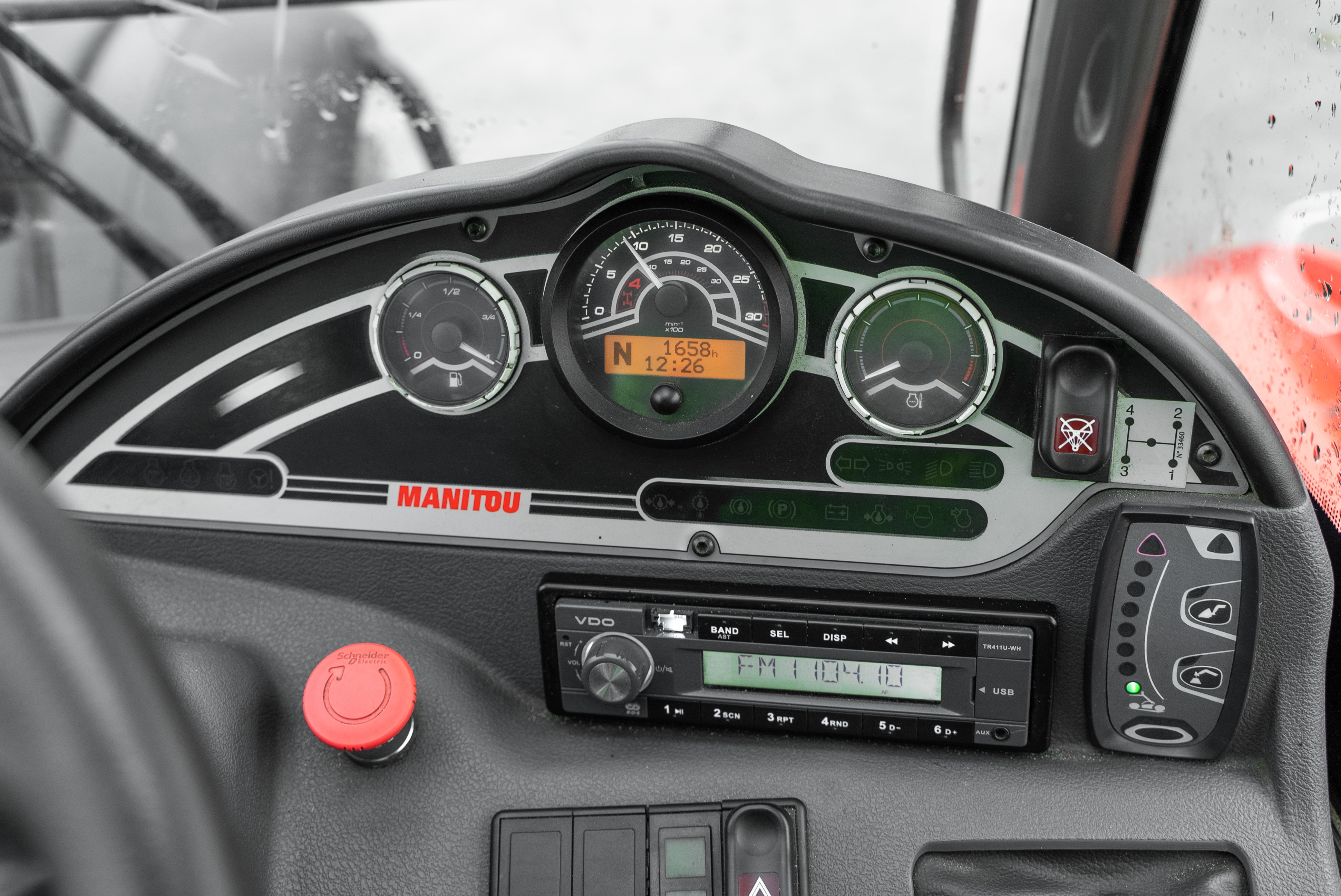 Manitou - Telehandlers - MT 732 EASY 75D ST3B S1 - Hours display