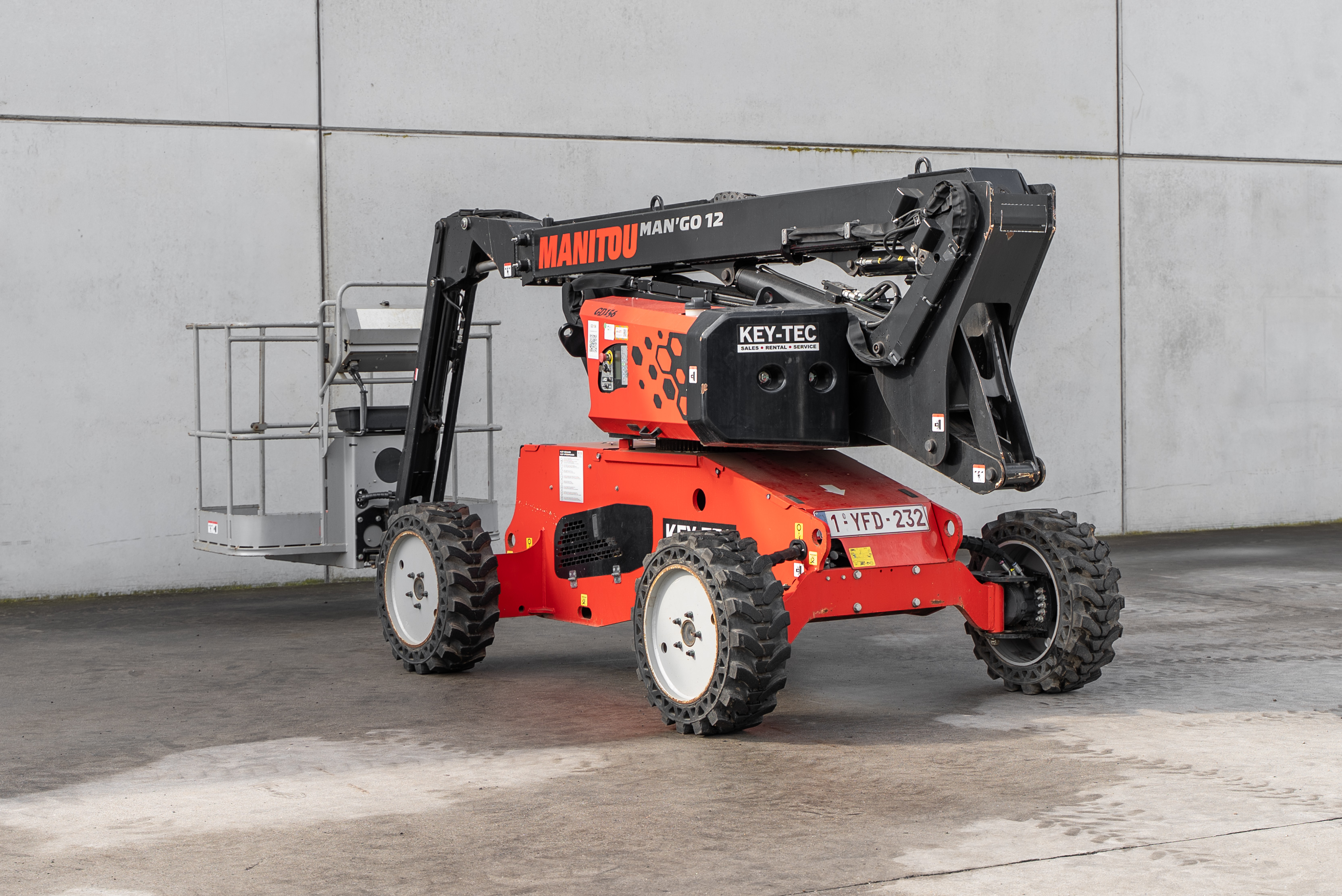 Manitou - Nacelles élévatrices - MAN GO 12 - Arrière gauche