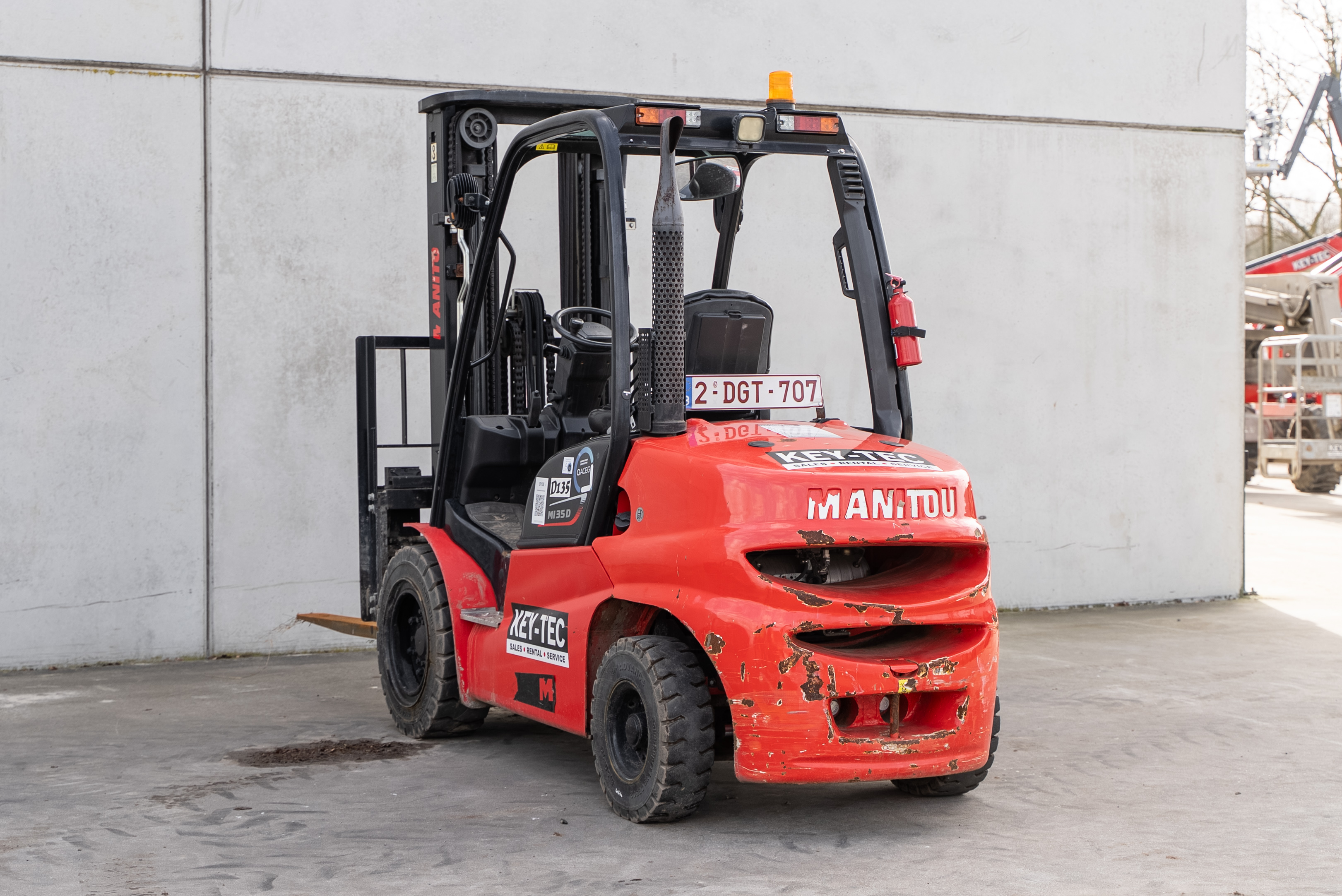 Manitou - Chariots élévateurs - MI 35 D K ST5 S1 - Arrière gauche