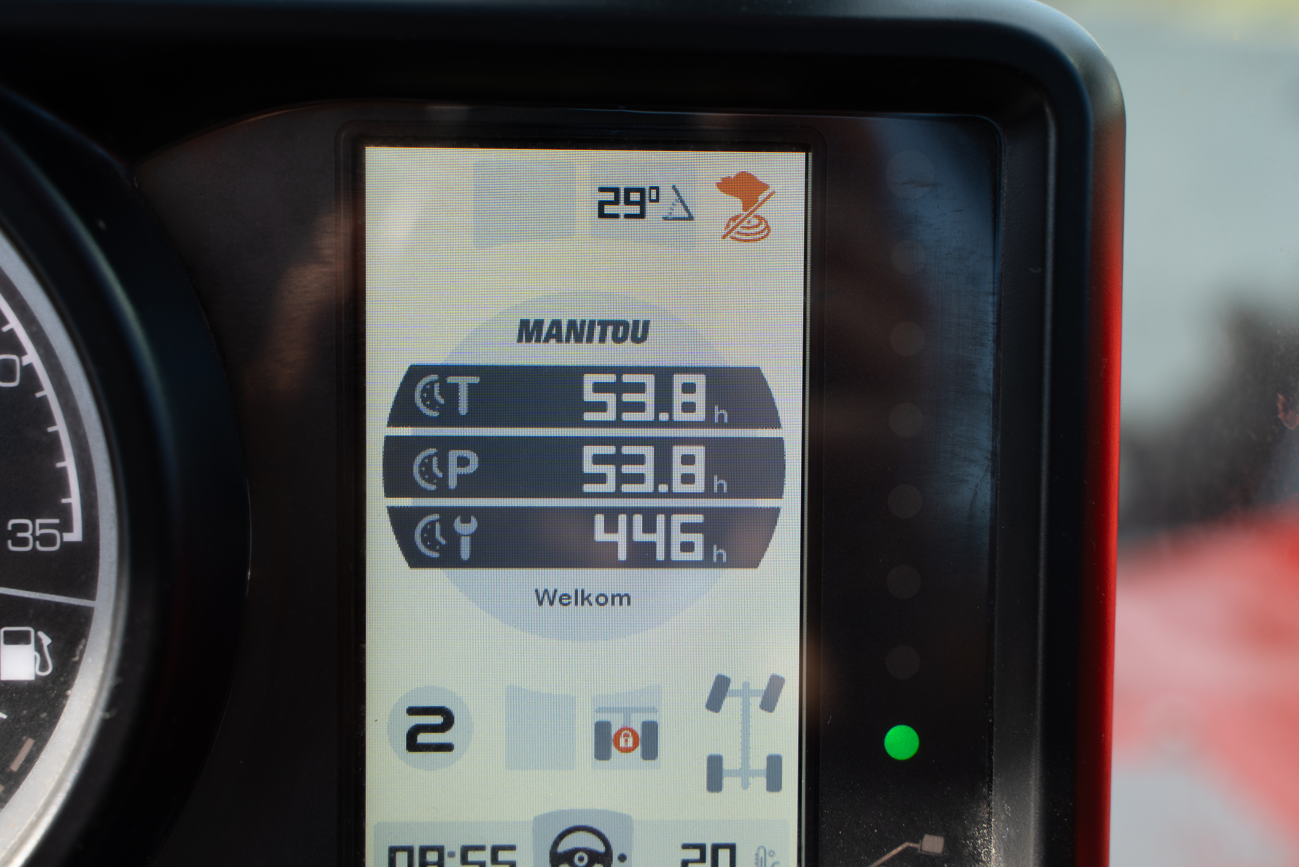 Manitou - Télescopiques - MT 930 H 75K ST5 S1 - Compteur d'heures / Écran