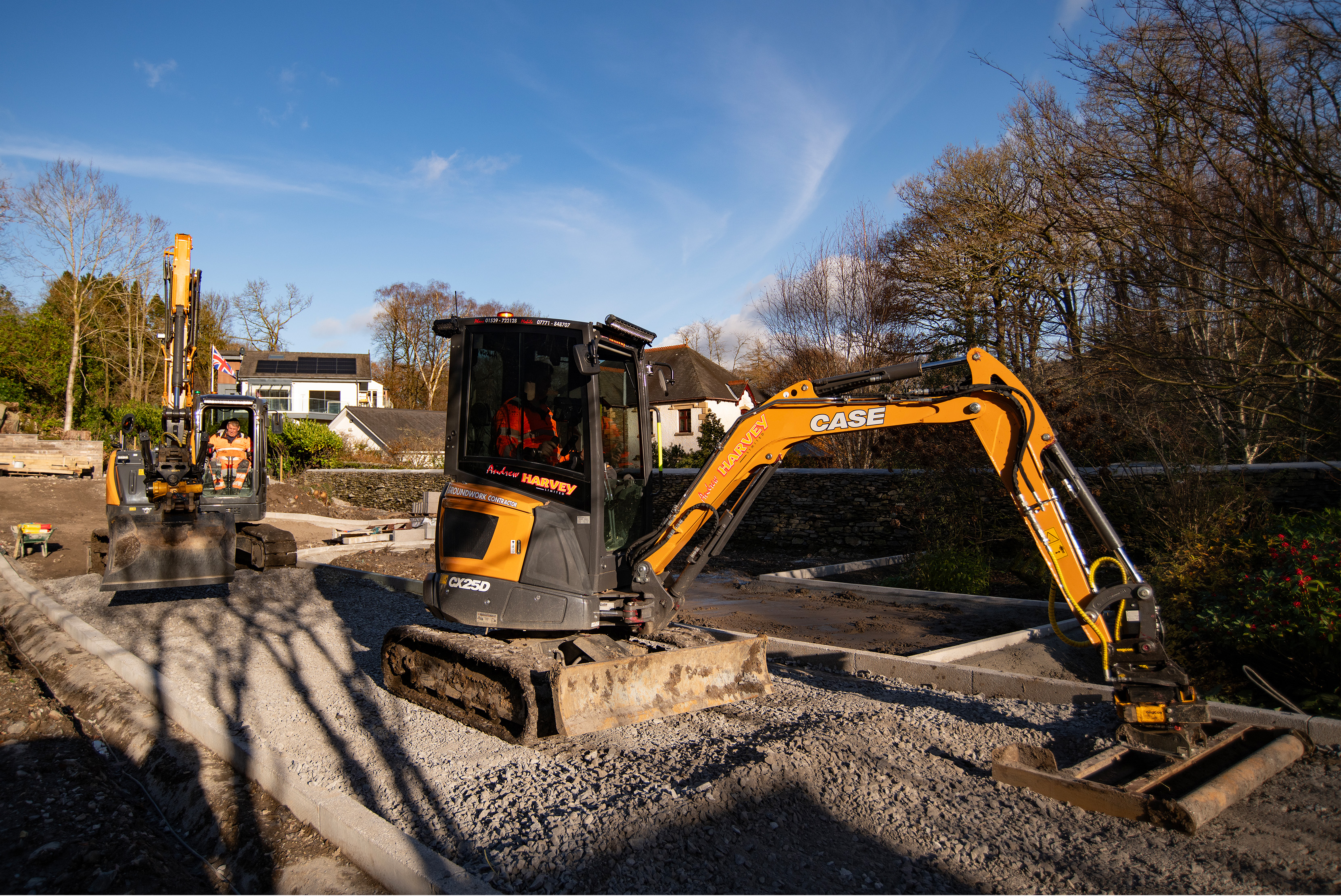 Case Construction - Pelles hydrauliques - CX 25 D  - Application
