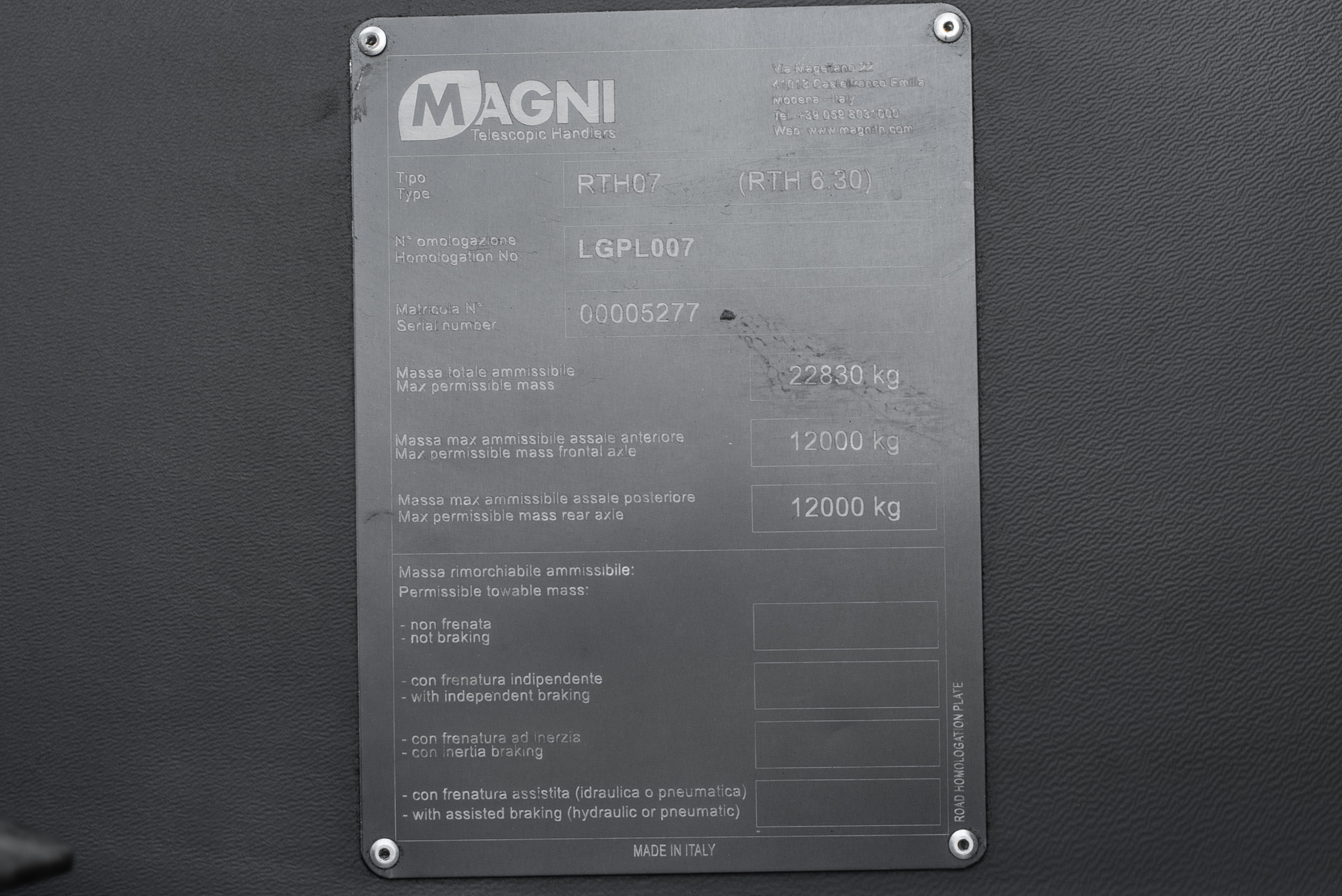 RTH 6.30 - Product image