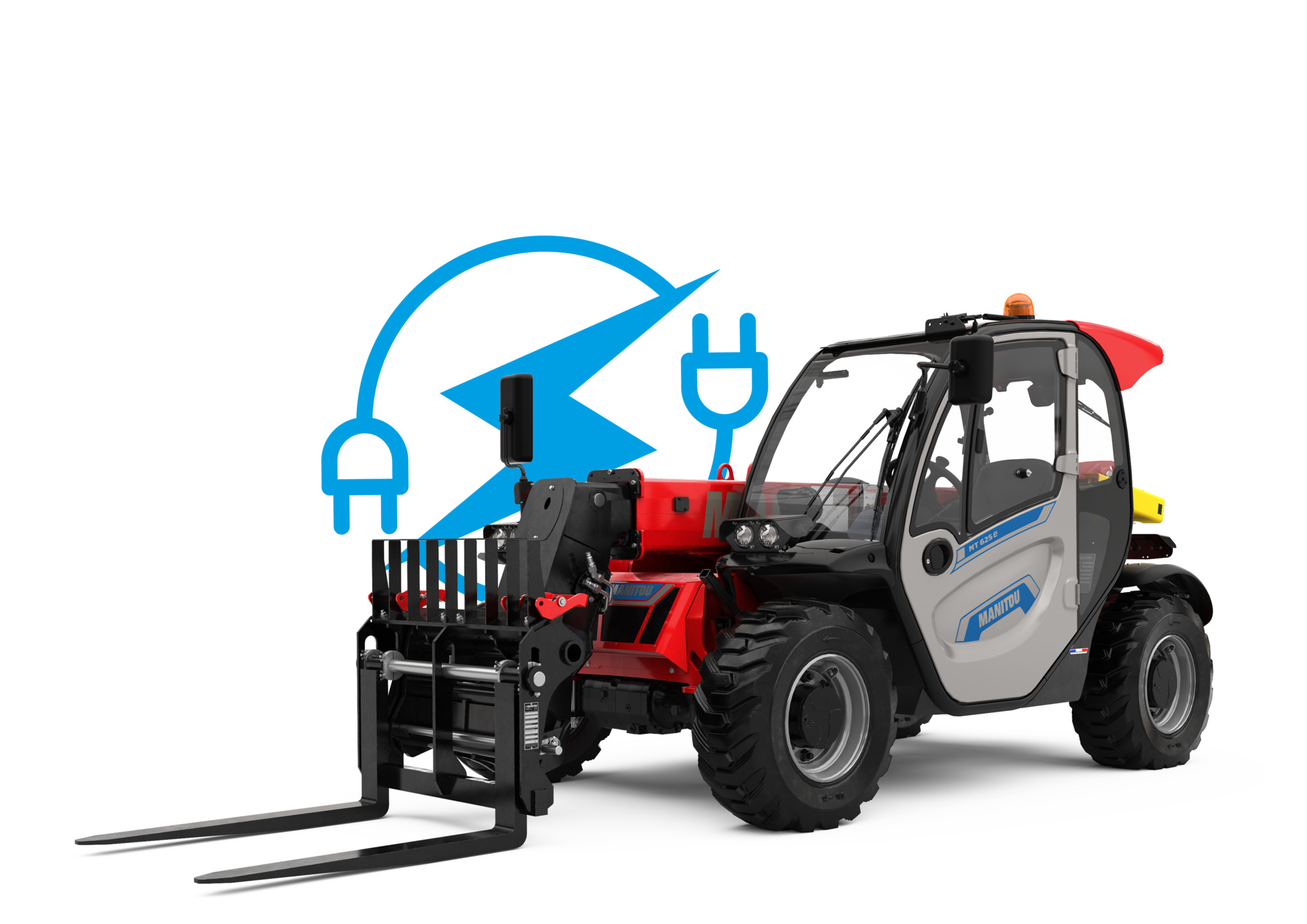 Manitou - Telehandlers - MT 625 E 100V S2 - Front left