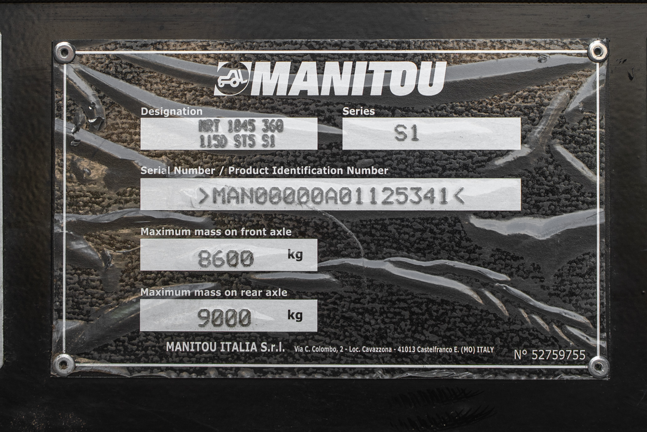 MRT 1845 360 115D ST5 S1 - Product image