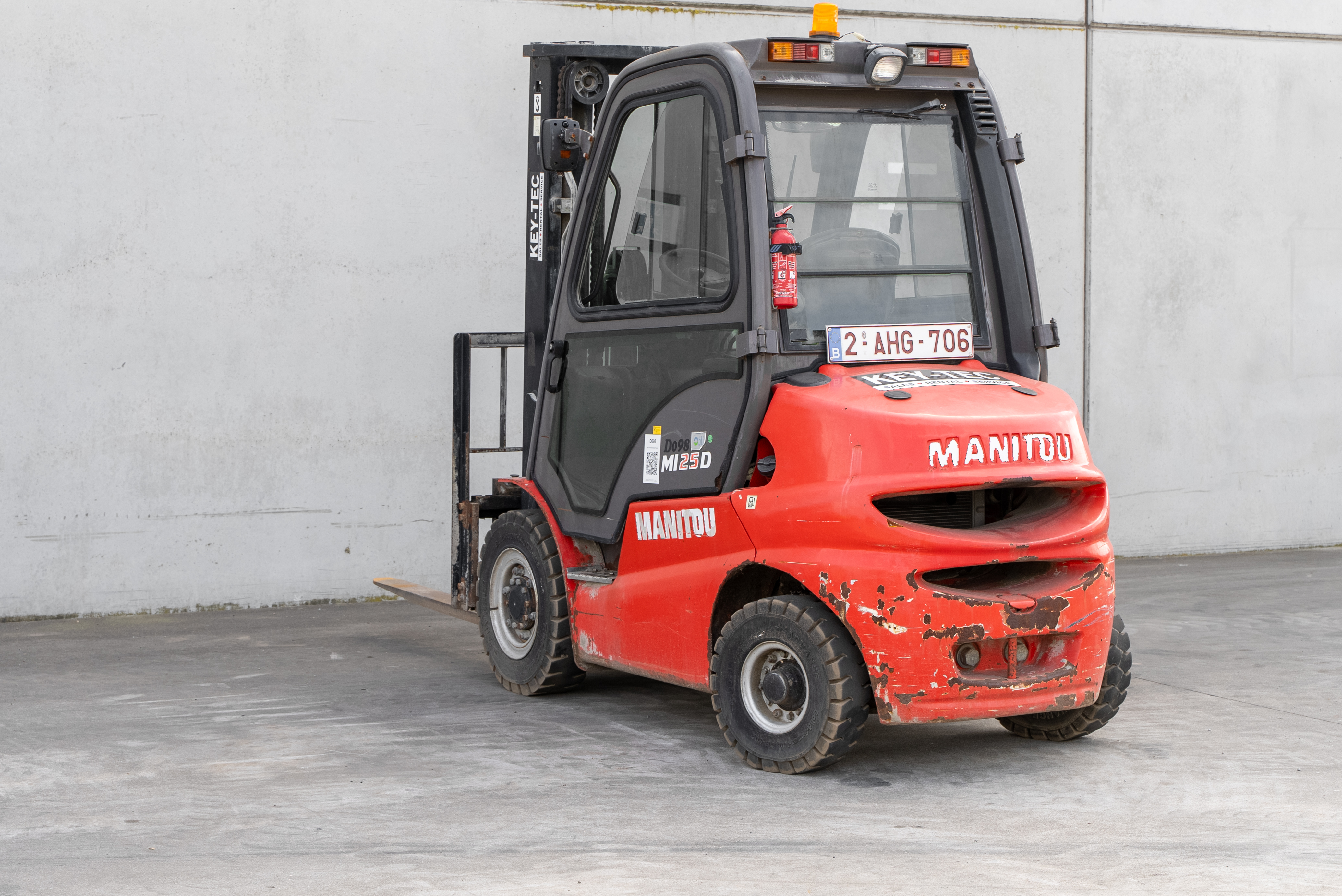 Manitou - Chariots élévateurs - MI 25 D Y E3 S3 - Arrière gauche