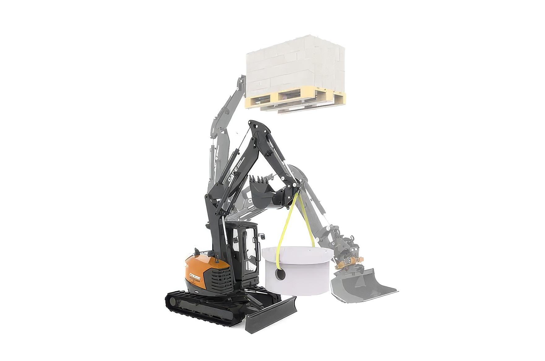 Case Construction - Pelles hydrauliques - CX 105 E - Application